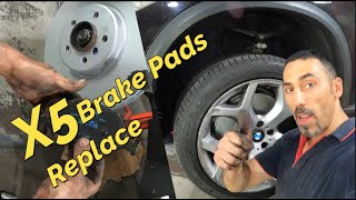 BMW X5 Front Brake Pads How to Replace Step By Step