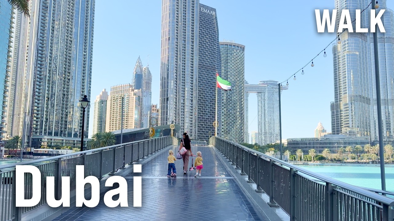 Dubai, संयुक्त अरब अमीरात | Old & New | पैदल यात्रा 4K