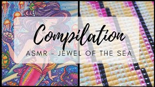 Compilation ASMR Diamond Painting - Real Time - No Talking - Diamond Art Club