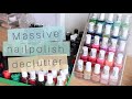 Getting rid of a ton of nail polishes - decluttering before moving day