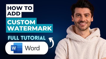 How to Add Custom Watermark in Microsoft Word [2025 Guide]