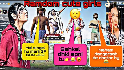 Joining random squad of cute girls 👯‍♀️like a bot || more funniest video akheer shugal hogya 😂