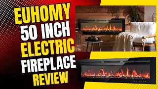 EUHOMY 50 Inch Electric Fireplace Review