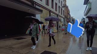 [4K 60FPS] Walking Tour, Ireland ,Dublin City, Center ,Raining, Saturday , Dji Pocket 2 ,Part 6
