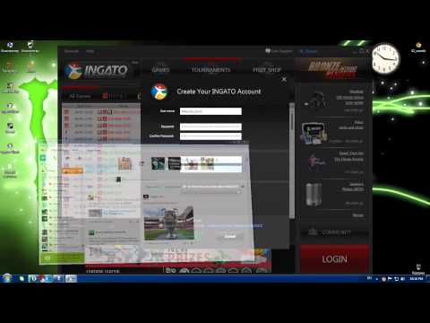 როგორ დავაყენოთ Steam და Ingato + რეგისტრაცია