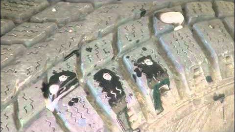 Removing Studs from Snow Tires