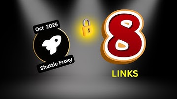 8 Shuttle Proxy Links 2025 | Proxy Links for School Chromebook 2025