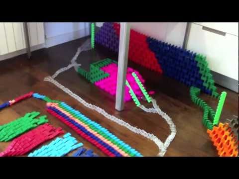 15,000 dominoes in 3 tracks. OLD PERSONAL RECORD!