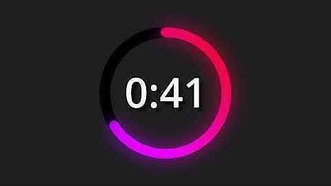 2 Minute Timer with Alarm ⏱️ / Two Minute Countdown Progress Bar