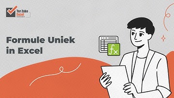 Instructievideo: functie Uniek in Excel - Ter Zake Excel