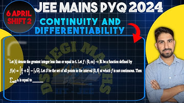 Let [t] denotes the greatest integer less than or equal to t. Let f:[0,∞]→R be a function defined by