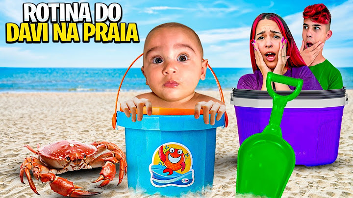 PASSAMOS UM DIA NA PRAIA COM O DAVI *deu ruim ?