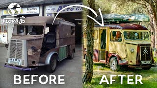 ABANDONED VAN converted into a BEAUTIFUL Cozy Home on Wheels