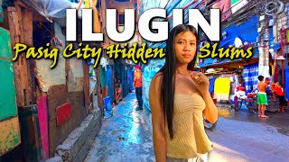 ULTIMATE  SLUM WALK IN RIVERSIDE ILUGIN PASIG CITY PHILIPPINES [4K]