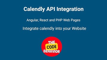 Calendly Integration into your Website | Calendly API Integration in Angular, React, PHP #calendly