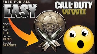 BACK 2 BACK 2 BACK V2 ROCKETS in COD WW2 // THE EASIEST SOLO GAMEMODE FOR V2 ROCKETS