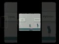 java vs pthon #python #java #coding #technology #software #youtubeshort #tranding #youtube