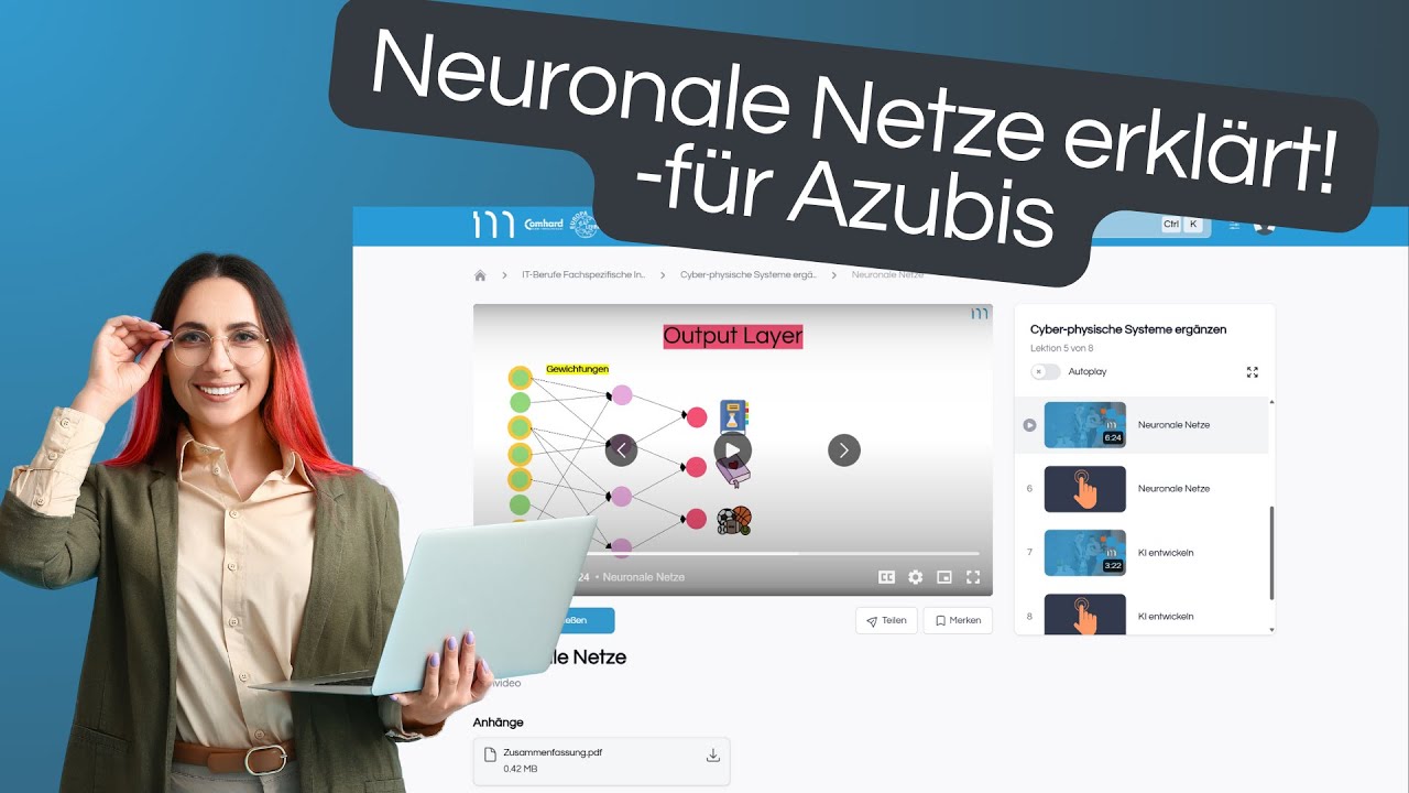 Neuronale Netze einfach erklärt – für IT-Azubis & Berufsschule