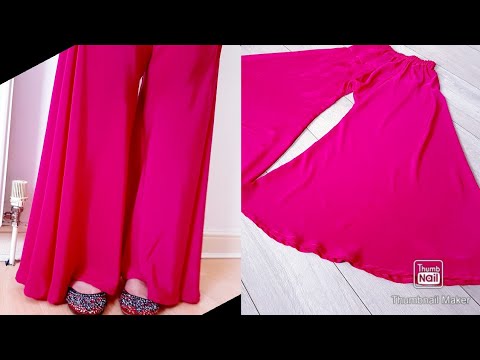 stitching plazo design