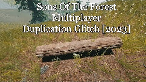 Sons Of The Forest Multiplayer Log Duplication Glitch [Working 2023]