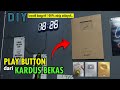 Cara Membuat Silver Play Button dari Kardus Bekas!! how to make silver play button with cardboard