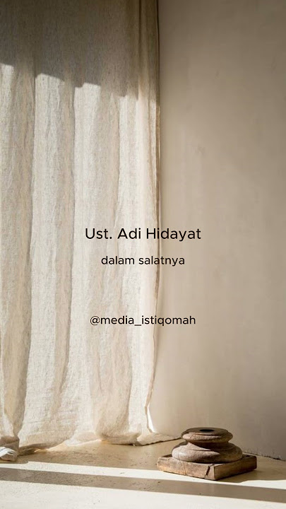 Jujur, Tanyakan Pada Diri Kita Sampai Detik Ini | Ustadz Adi Hidayat