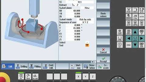 Lập trinh phay Gcode  CNC 3+2 với Siemen P1(Nguyễn Xuân Huy Lilama2)