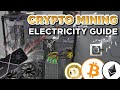 Bitcoin crypto and gpu mining electricity guide