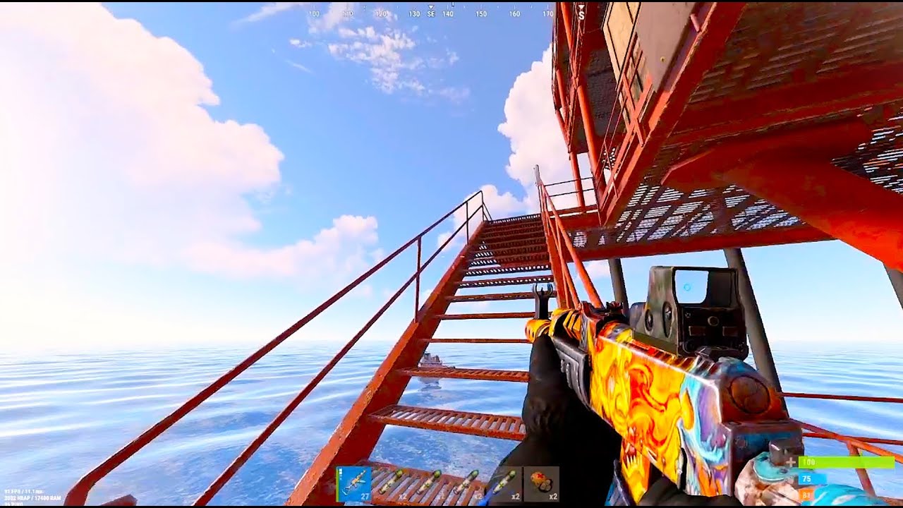 How a solo snowballs on 400 pop - Rust - YouTube