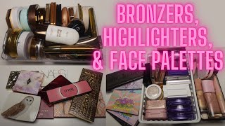 BRONZERS, HIGHLIGHTERS, & FACE PALETTES | SWATCHES & MINI REVIEWS