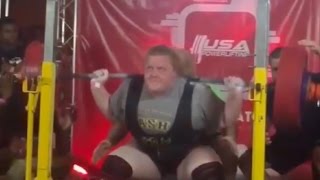 Louisiana girl sets record with 639-pound squat
