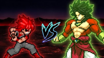 Evil Goku TP VS Broly SSJ4 in Jump Force Mugen 🔥