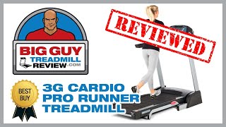 3G Cardio Pro Runner Treadmill Review screenshot 1