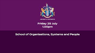 Information Graduation 2025 - School of Organisations, Systems and People News