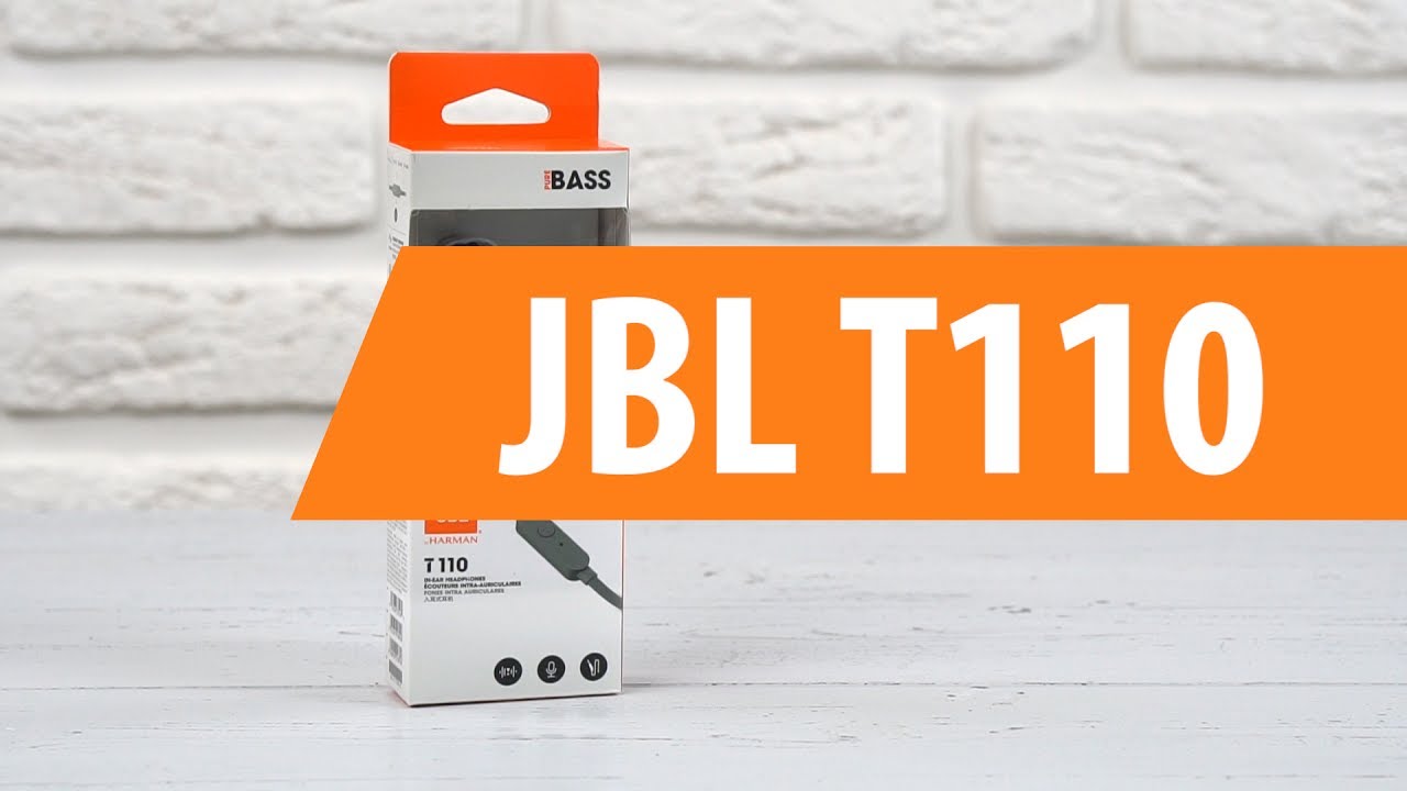 Ð Ð°ÑÐ¿Ð°ÐºÐ¾Ð²ÐºÐ° JBL T110 / Unboxing JBL T110