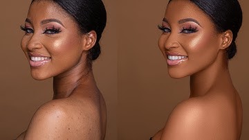 How To Retouch Skin In 10 Minutes for Beginners Using Frequency Separation | Photoshop Tutorial