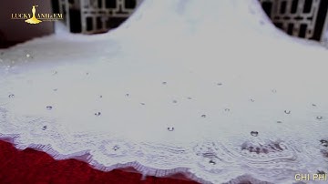 Váy cưới cúp ngực đuôi xòe rộng | Chụp Ảnh Cưới Chuyên Nghiệp Tại HCM