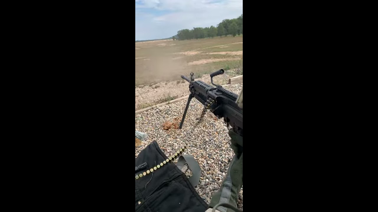 M249 SAW In Action