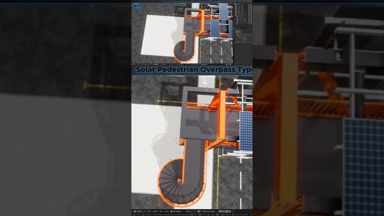 Solar Pedestrian Overpass