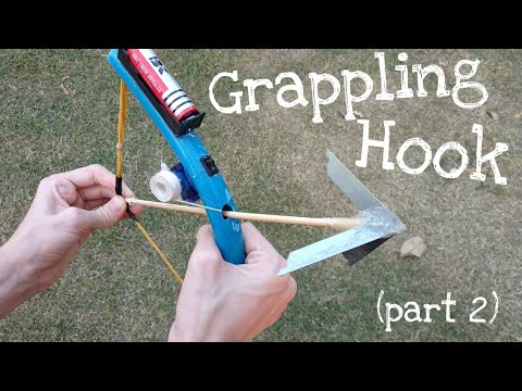 How to make an Easy Grappling Hook with a Winch! (Part 2) 