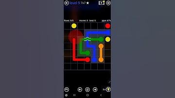 How To Solve Flow Free Bridges 7x7 Mania Pack Level 9 Board Walk Through Solution Walkthrough