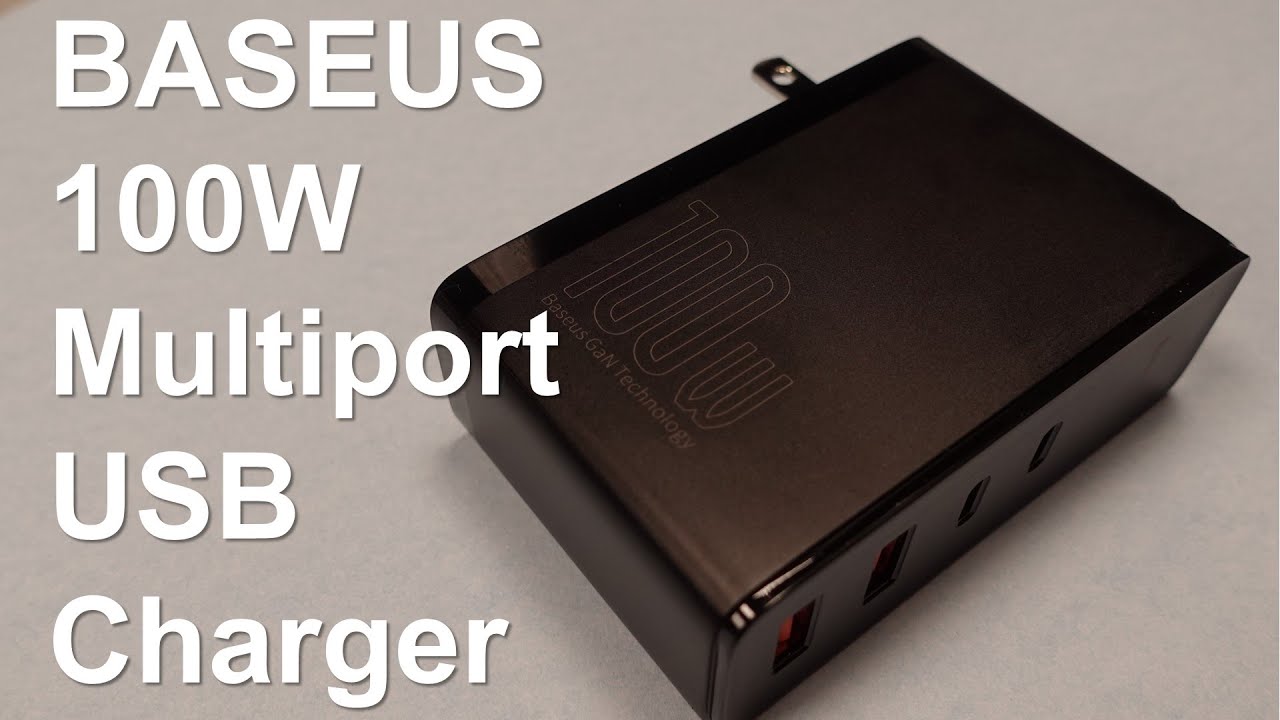 Baseus 100W USB A+C Power Adapter CCGAN100US Review and Test 