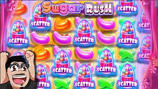 WORLD RECORD FOR SPINS ON SUGAR RUSH ?!?! ( MAX WIN ?!?!? )