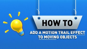 How to Add a Motion Trail Effect to Moving Objects| @WASP3DOfficial