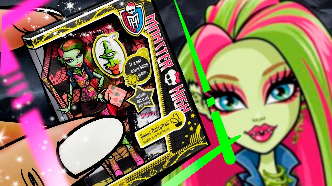 REAL Miniature Monster High DOLL | BASIC Venus McFlytrap - YouTube