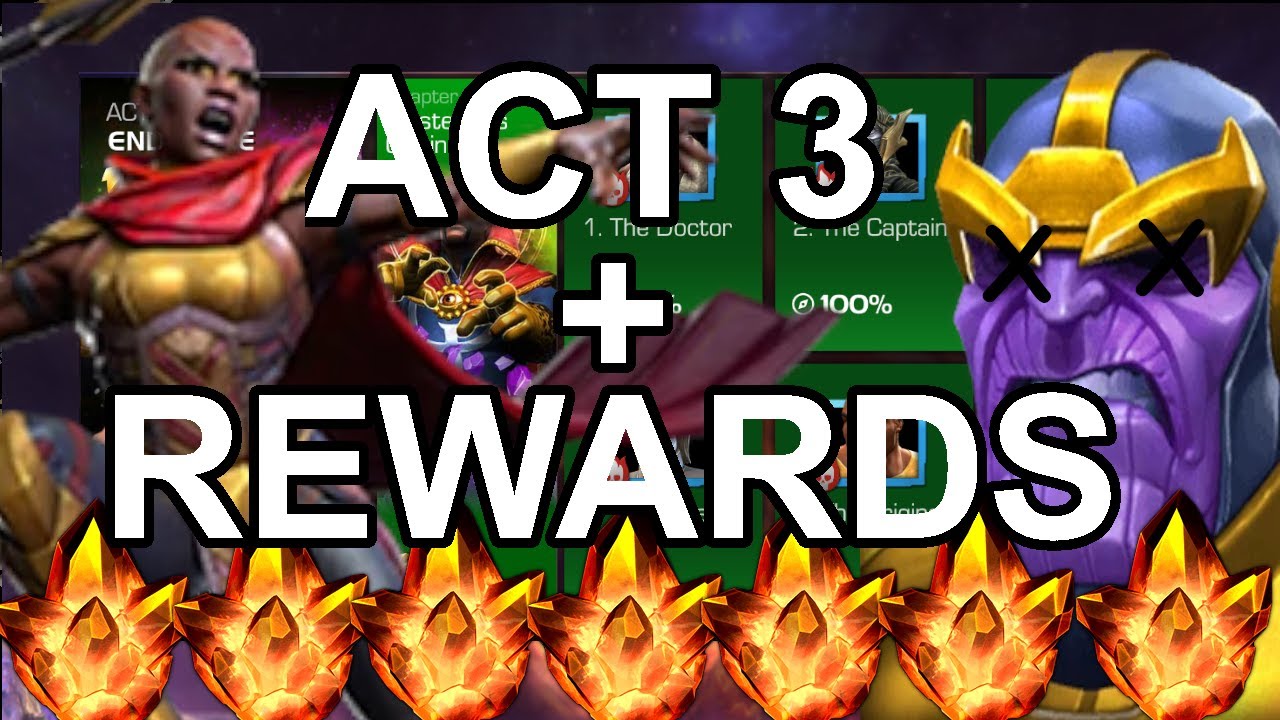 Day 2 of New MCOC PC Account! Act 3 + CEO Crystal Opening?!