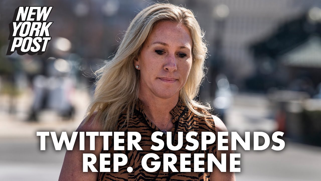 Twitter suspends Marjorie Taylor Greene's account for one week ...