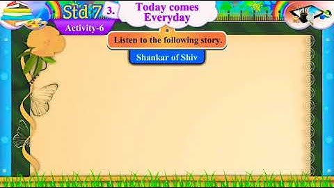 Std 7 English Unit 3 Activity 6 Text Sem 2