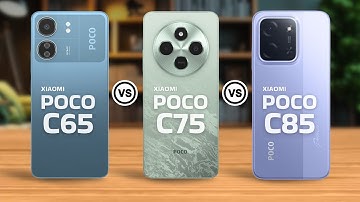 Xiaomi Poco C65 Vs Xiaomi Poco C75 Vs Xiaomi Poco C85 
