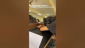 After attending one lecture in college Ft Engineering Students#engineering #collegelife #attendence